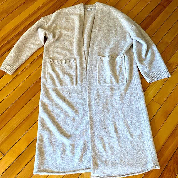 Smash+Tess oatmeal sweater coat - Picture 1 of 3
